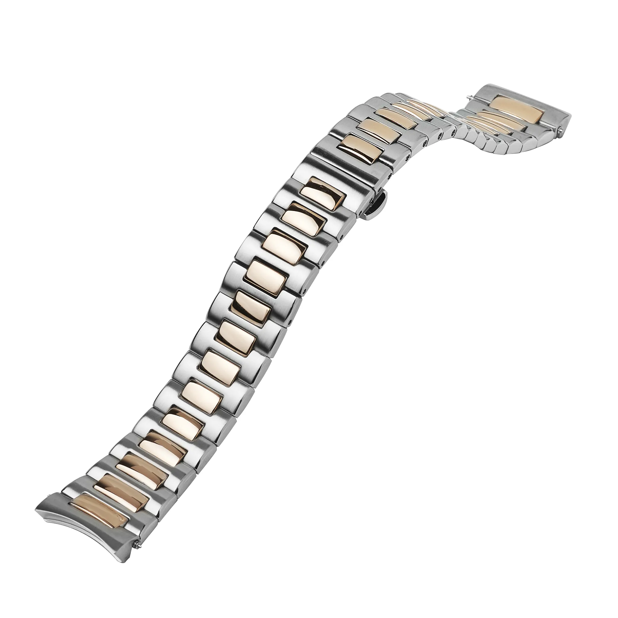 NMK926/935 Watch Bracelet: Nautilus Two-Tone Rose Gold Finish