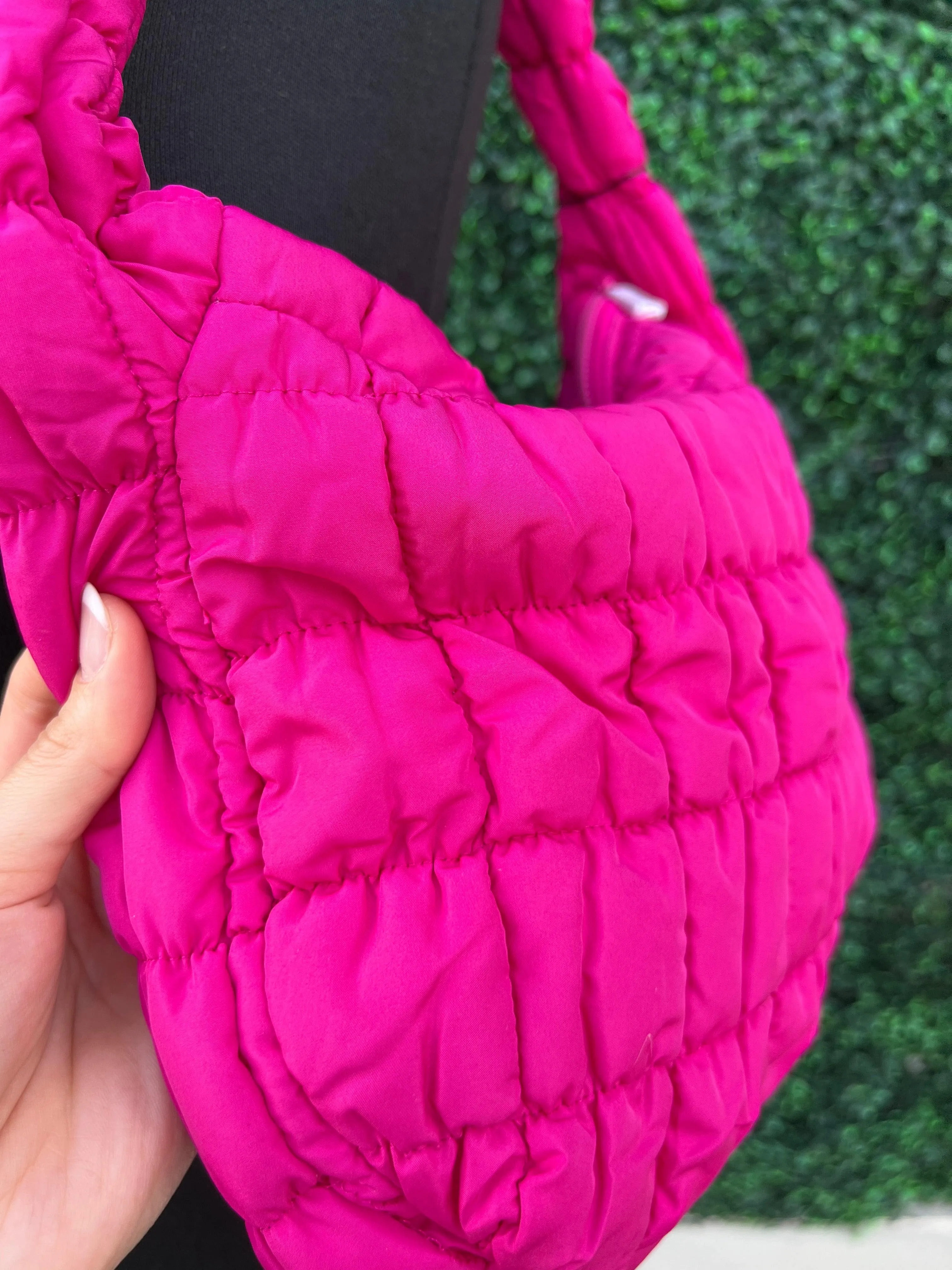 Quilted Puffy Purse- Micro