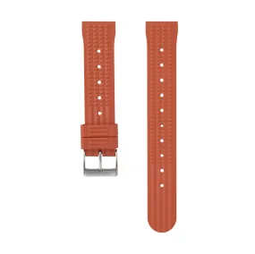 Rubber Strap: Waffle Orange