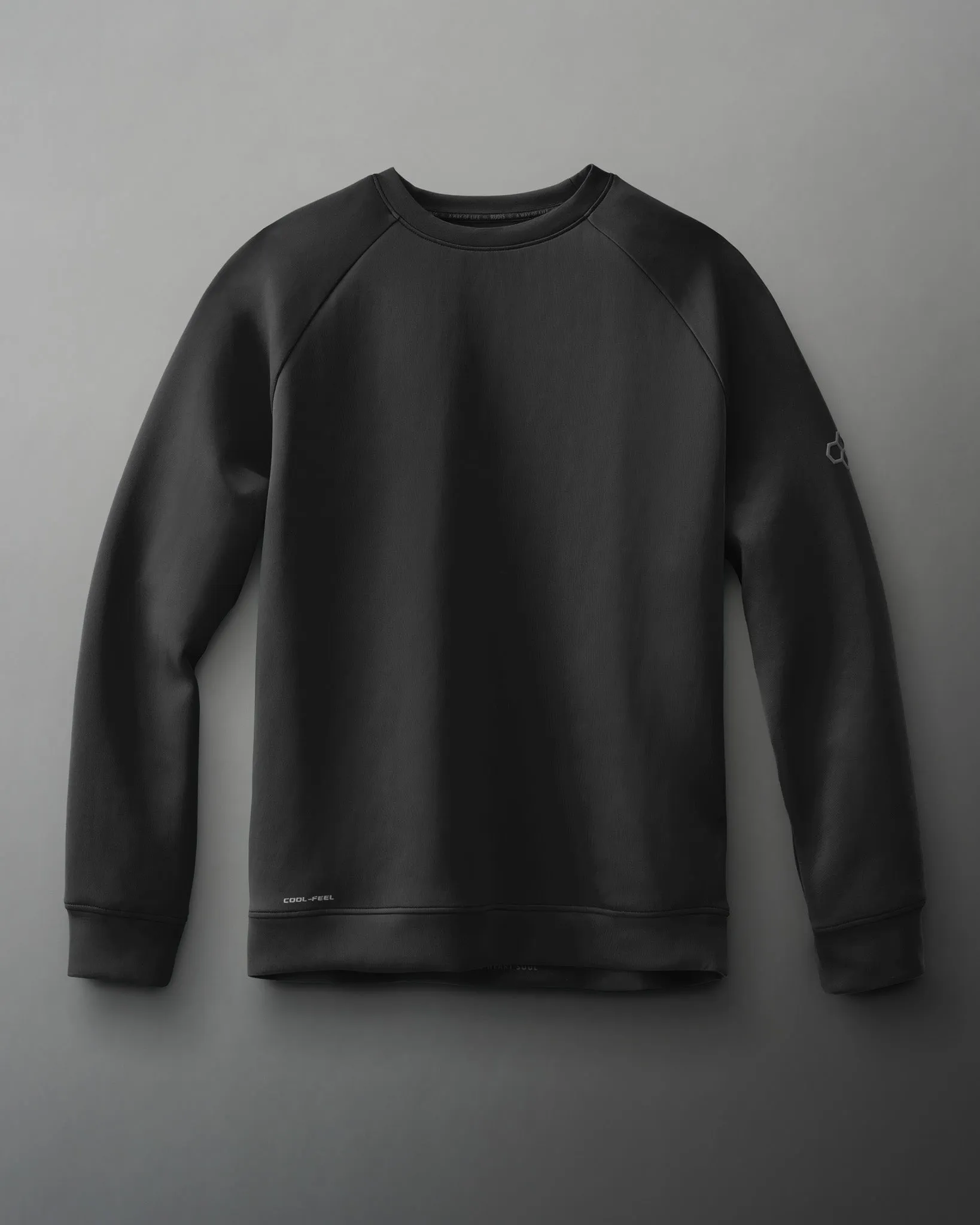 RUDIS COOL-FEEL Crewneck - Black