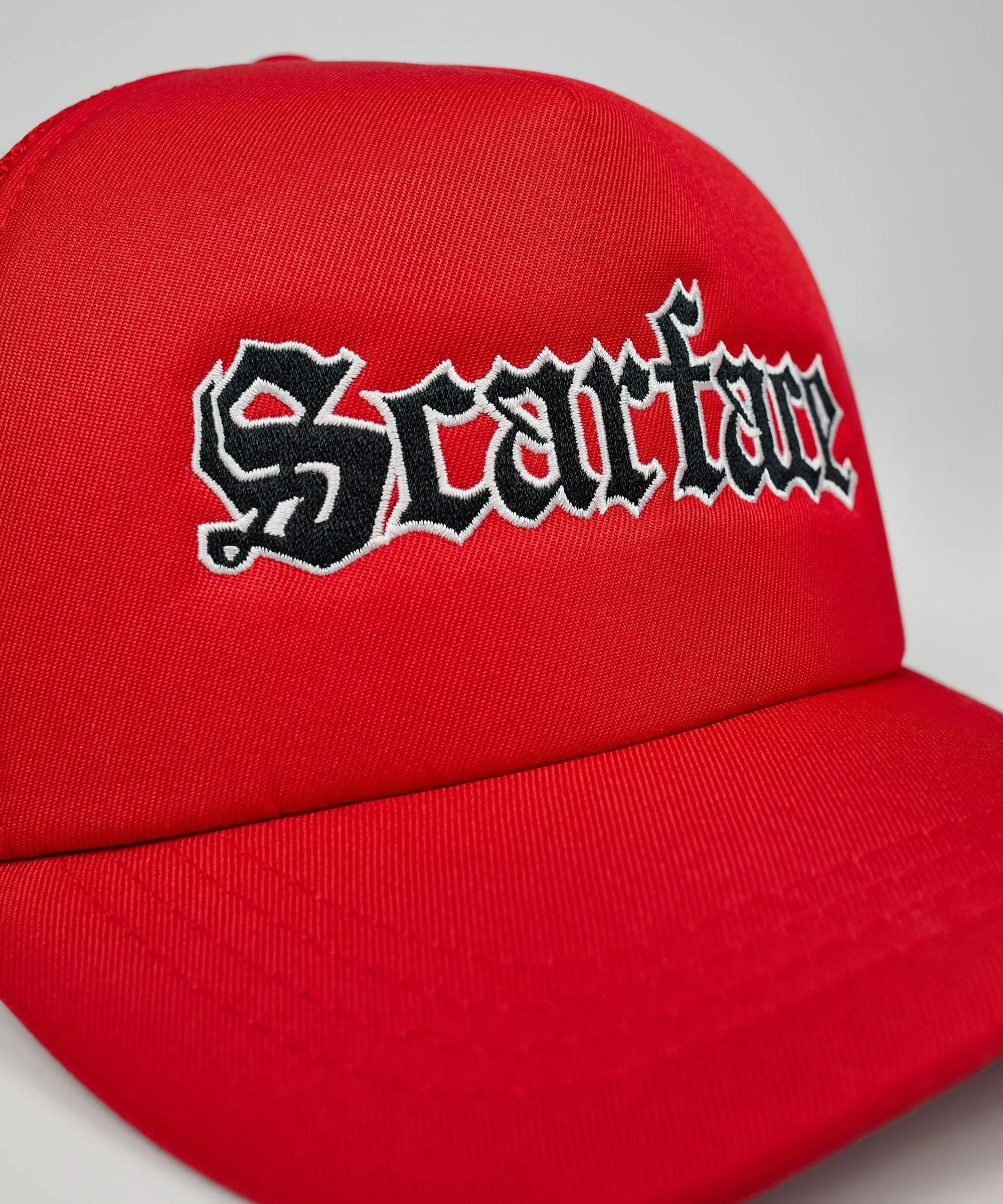 Scarface Embroidered Trucker Hat - Red