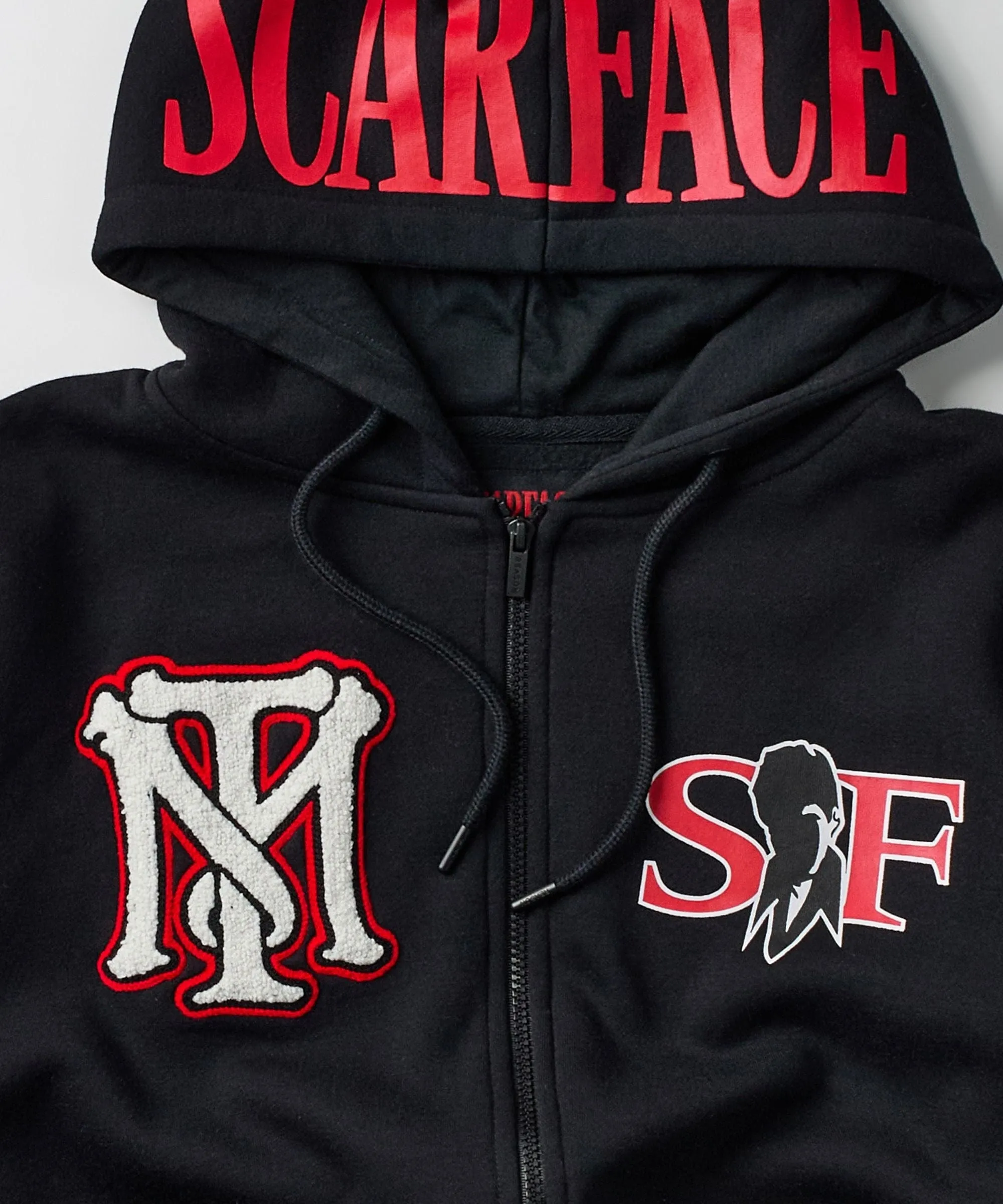 Scarface Respect Full Zip Hoodie - Black