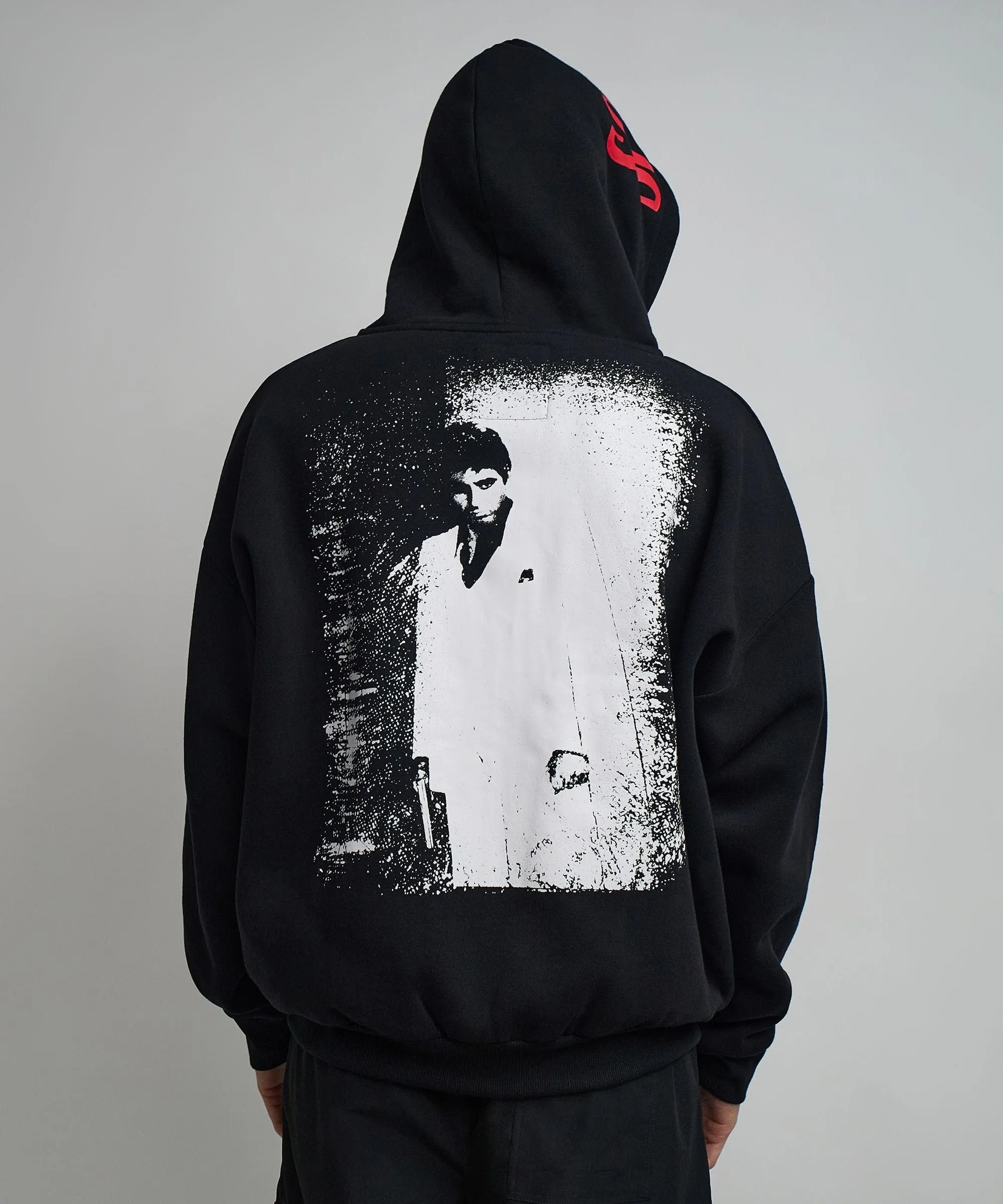 Scarface Respect Full Zip Hoodie - Black