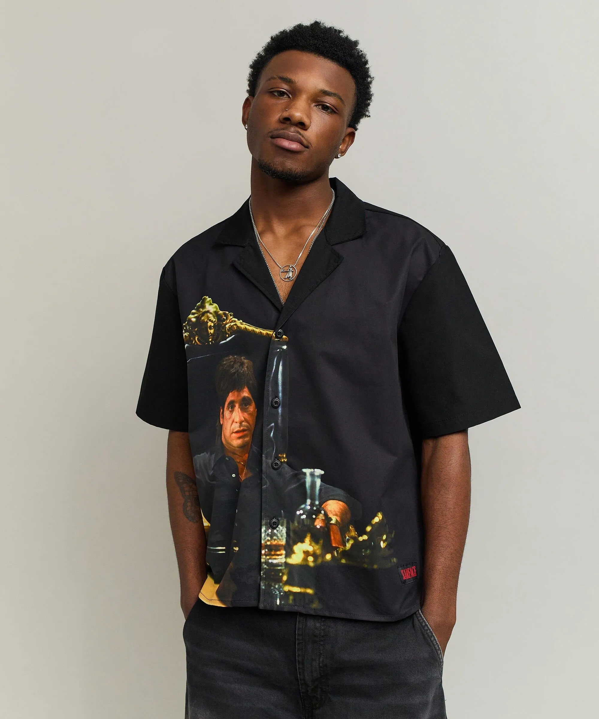 Scarface™ Tony Montana Shirt Box Fit - Black