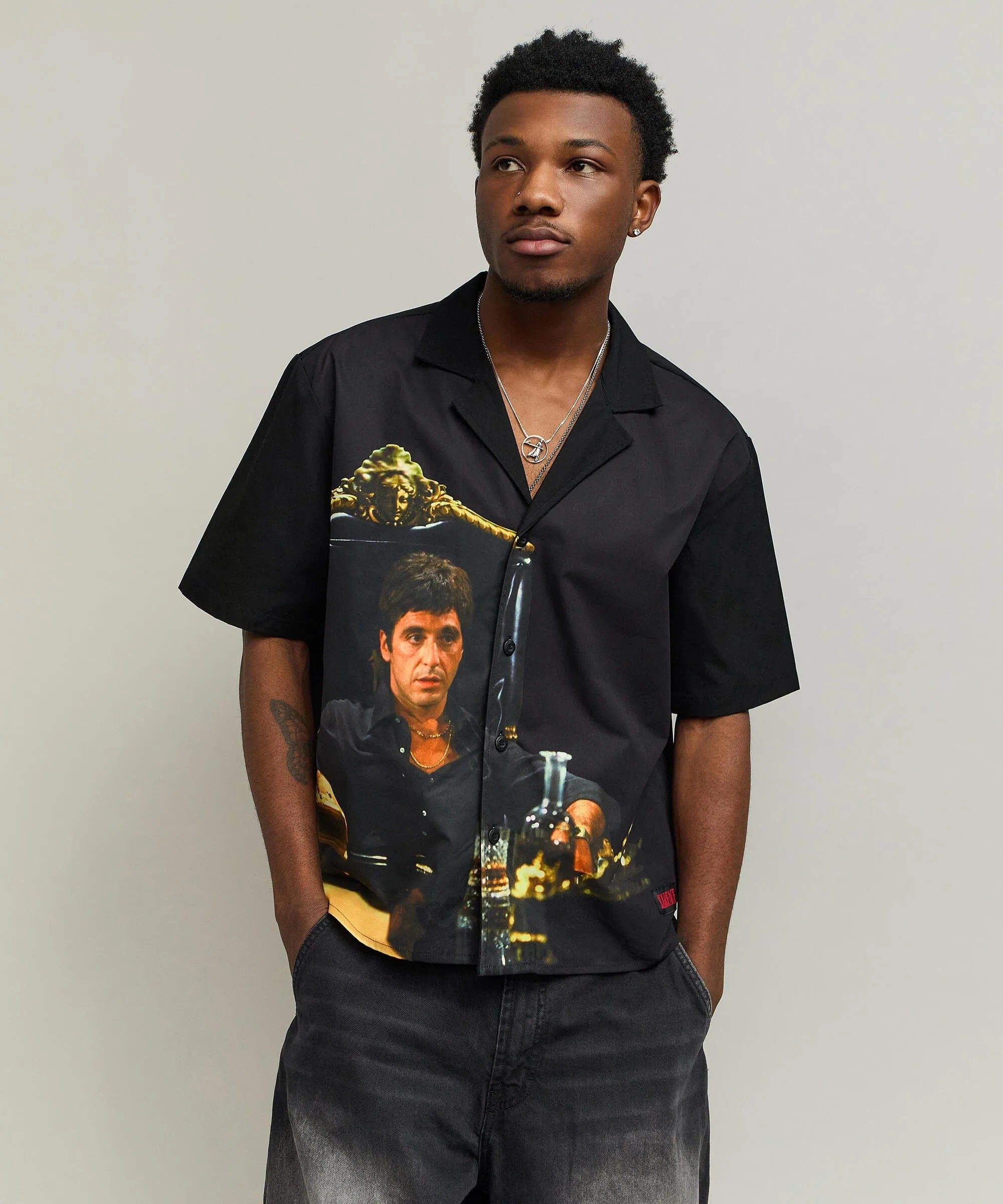 Scarface™ Tony Montana Shirt Box Fit - Black