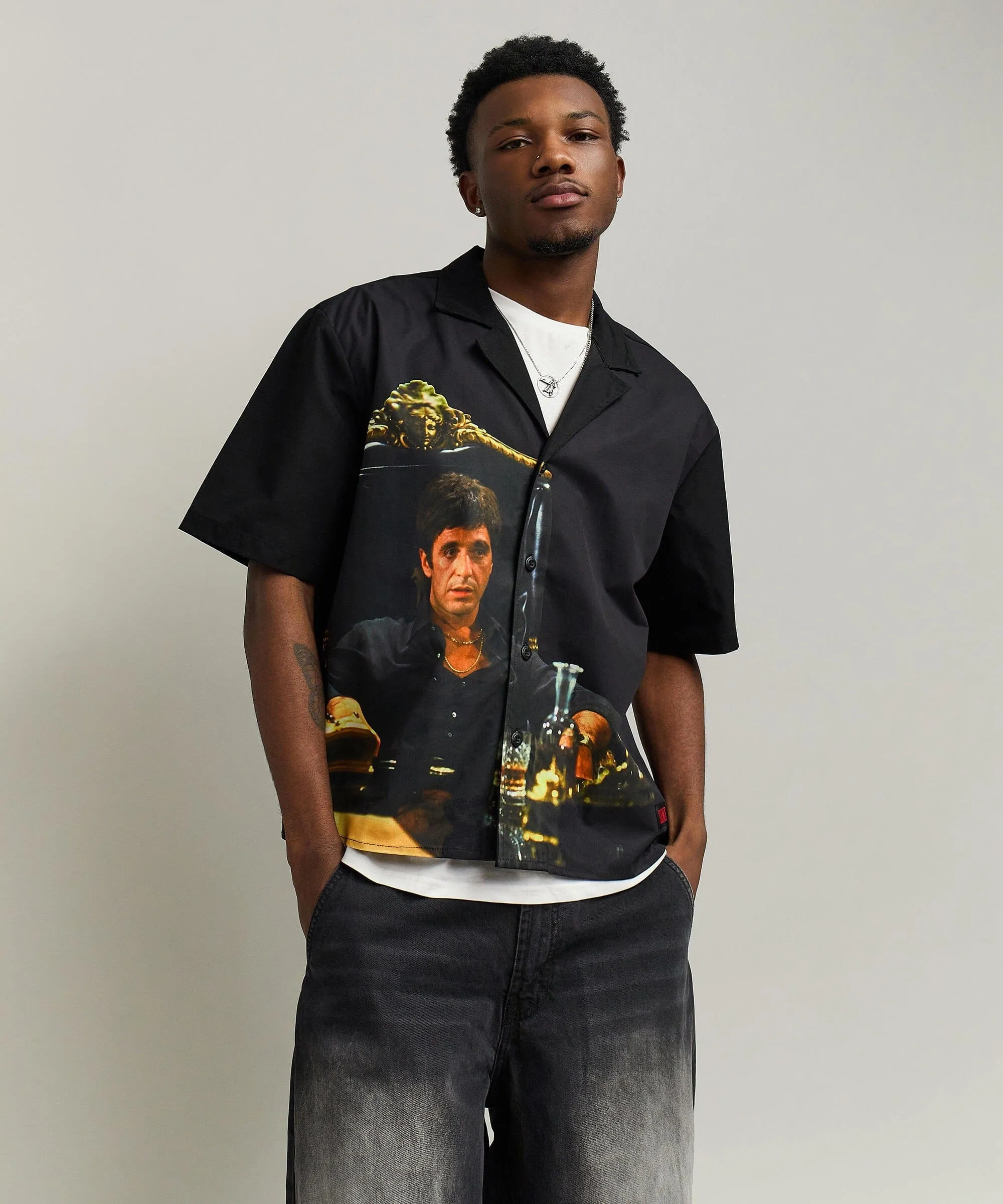 Scarface™ Tony Montana Shirt Box Fit - Black