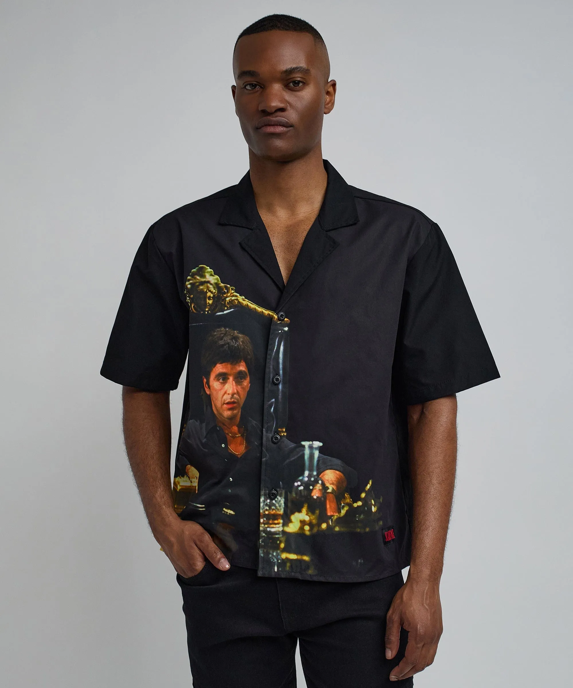 Scarface™ Tony Montana Shirt Box Fit - Black