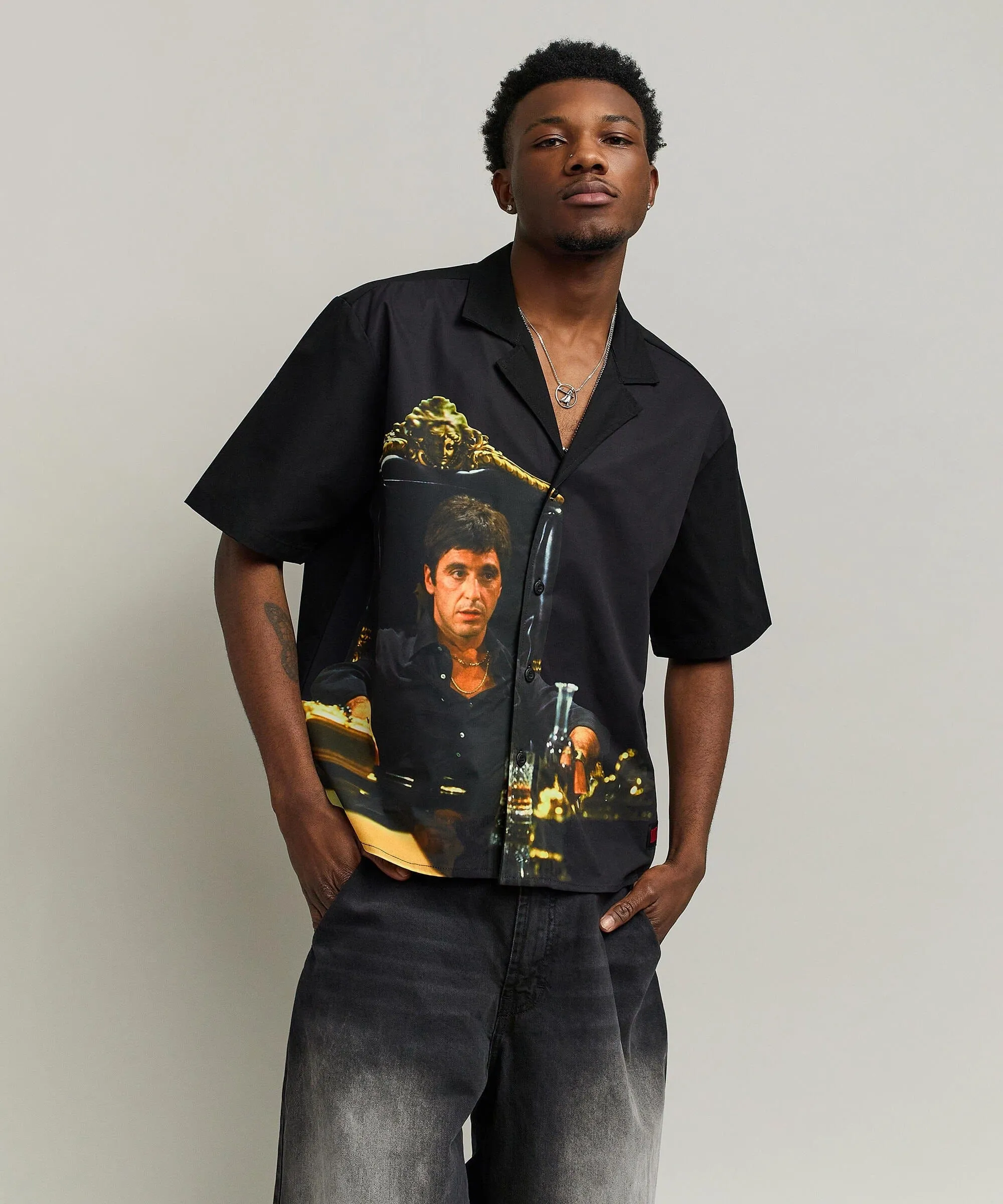 Scarface™ Tony Montana Shirt Box Fit - Black