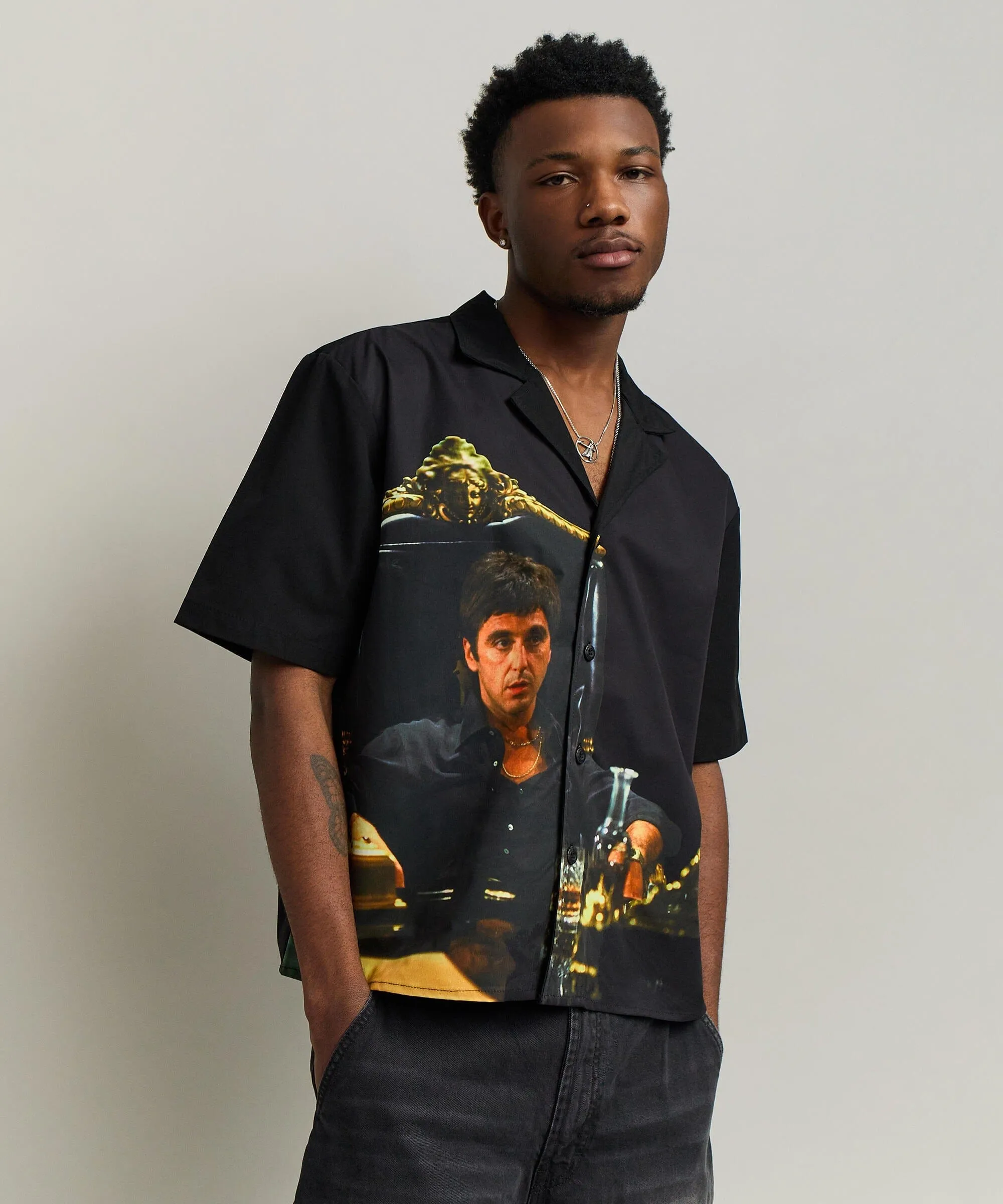 Scarface™ Tony Montana Shirt Box Fit - Black