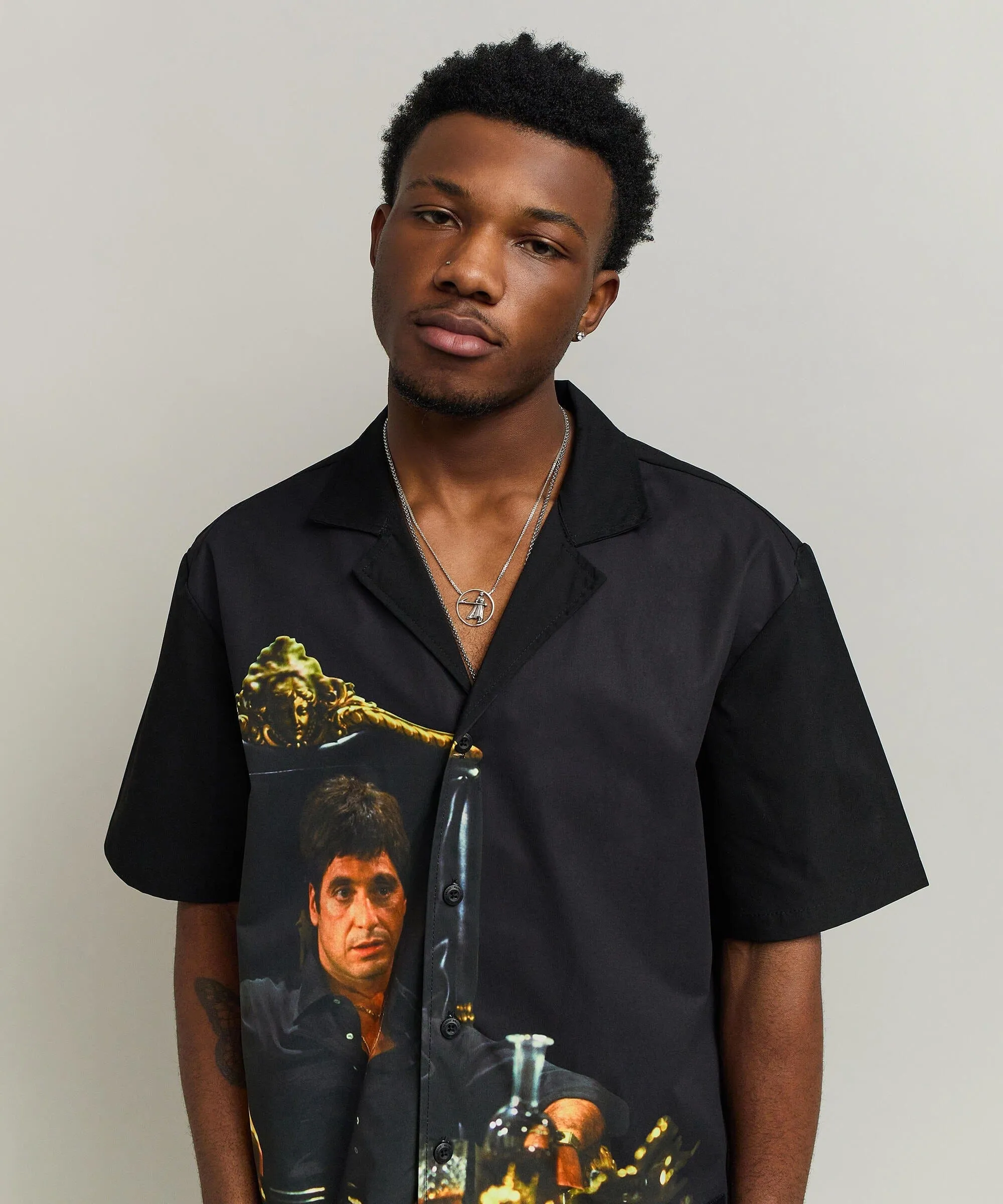 Scarface™ Tony Montana Shirt Box Fit - Black