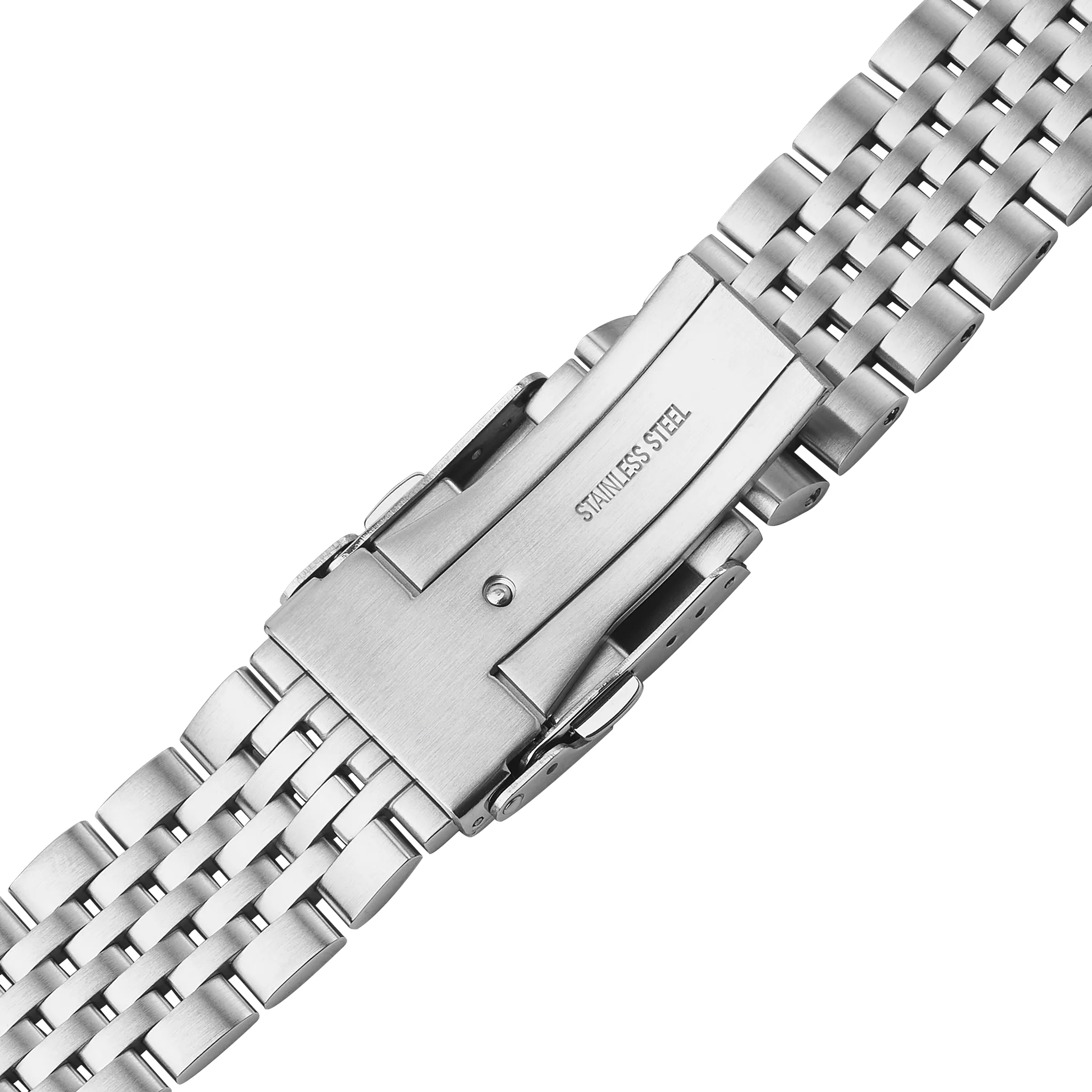 SKX/SRPD Watch Bracelet: Beads of Rice Brushed/Polished Finish