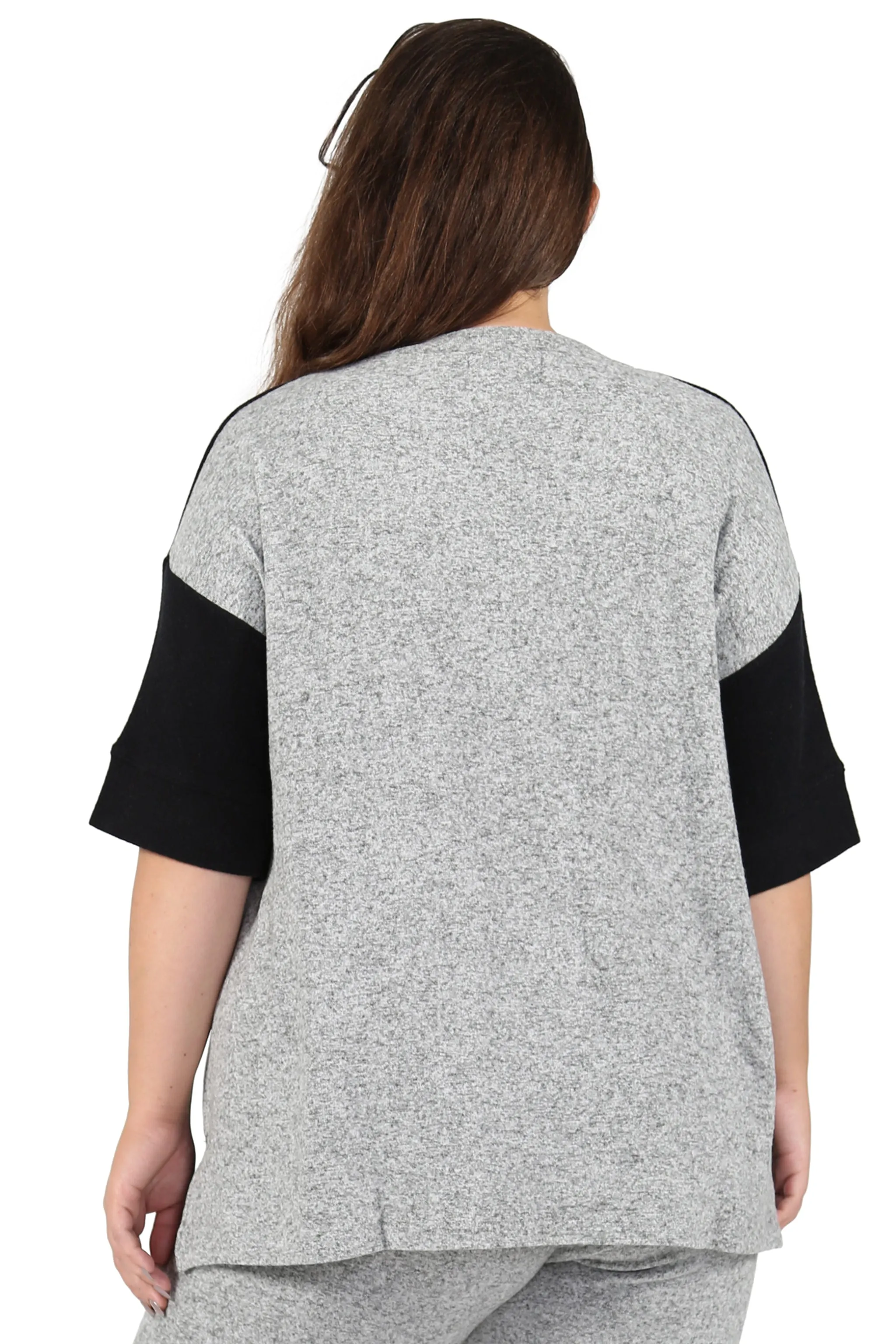 The Comfort Collection Block Plus Size Tee