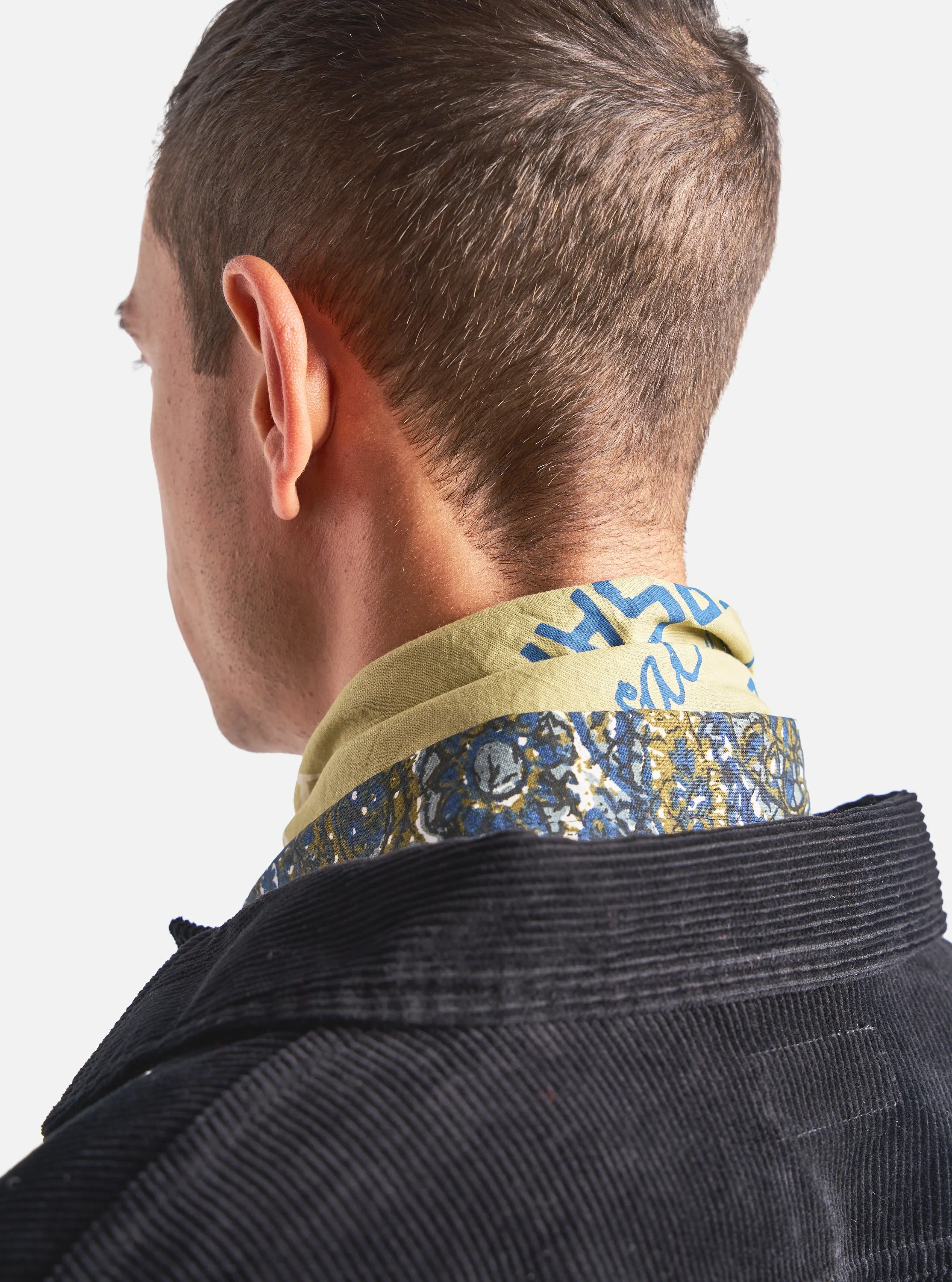 Universal Works Kingsman Neckerchief in Khaki Cambric