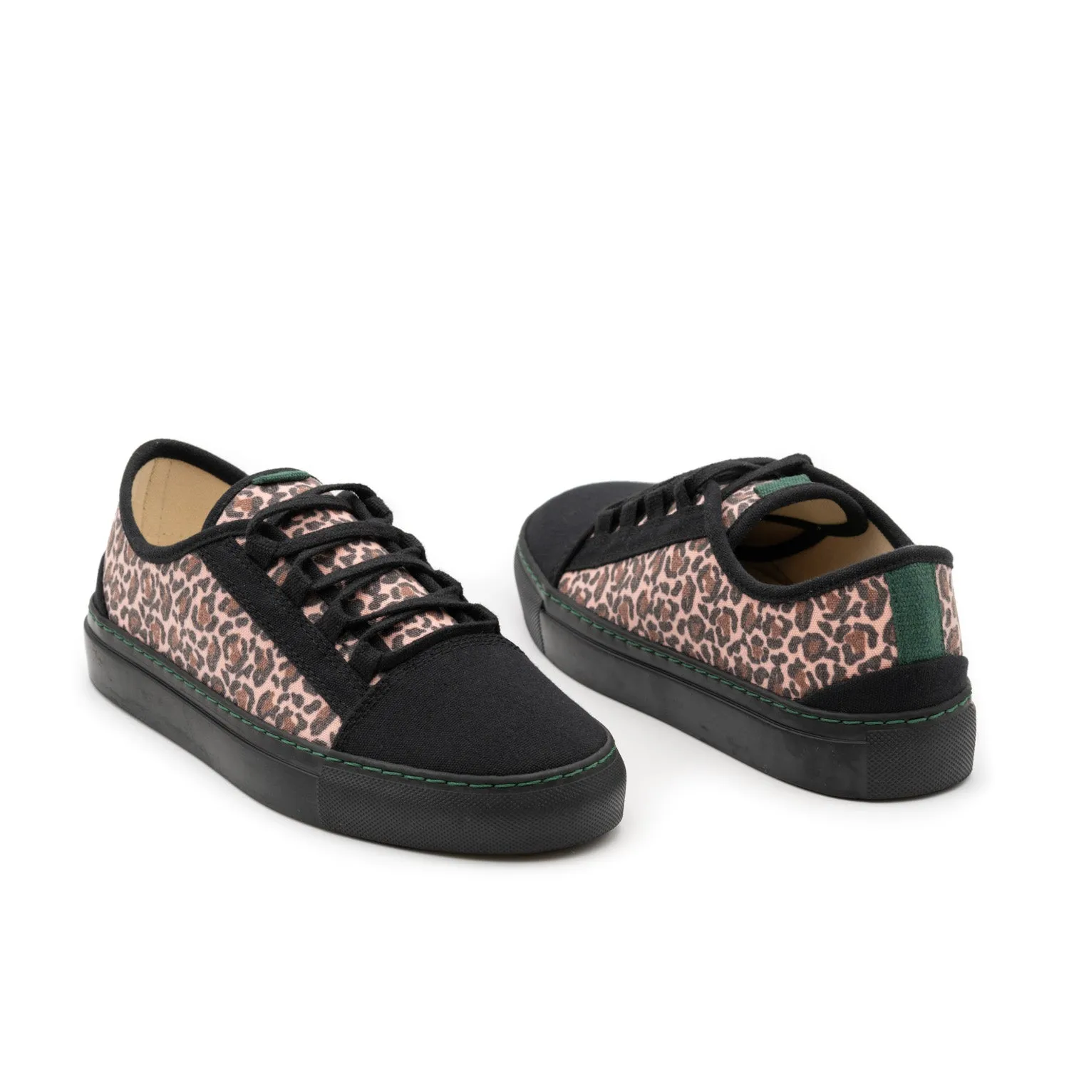 Vegan sneaker pink leopard CUV012