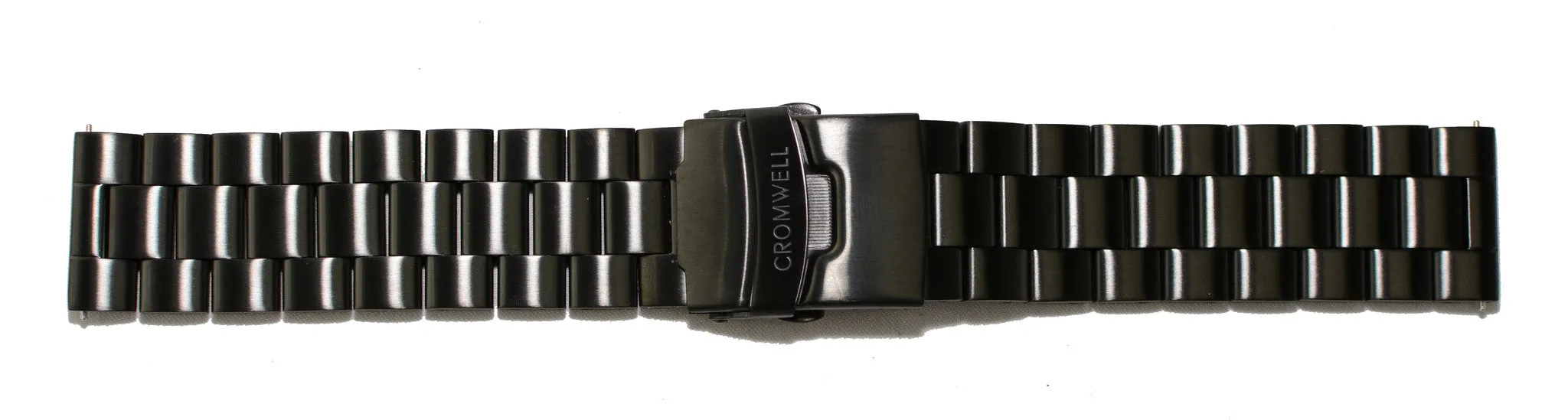 Watch Band- 22mm Black Stainless Steel (For 44mm and 48mm watch cases)