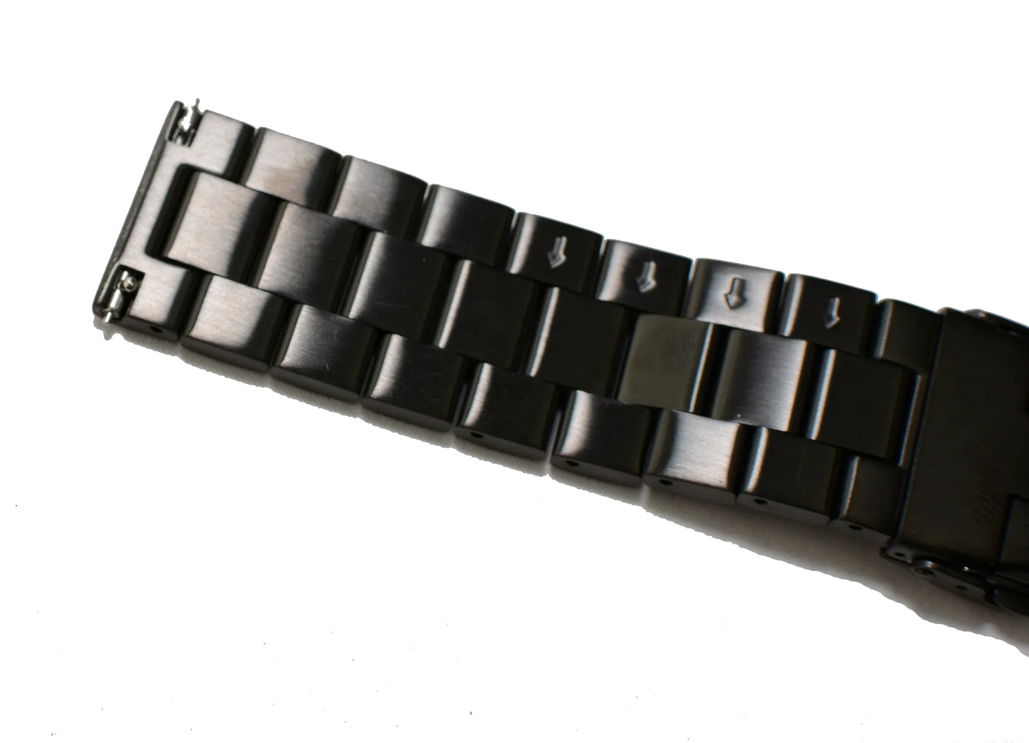 Watch Band- 22mm Black Stainless Steel (For 44mm and 48mm watch cases)